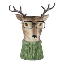 Resin Flowers Pot Owl Deer Animal Ornaments Garden Home Vase Tabletop Crafts