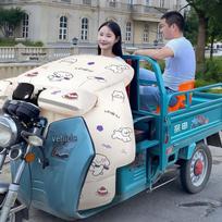 Electric Tricycle Fleece-Lined Wind Cover