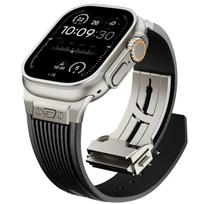 Minkšta sportinė guminė apyrankė Apple Watch Ultra 3 2 49mm serijai 11 10 46mm Dirželis Iwatch 9 8 7 6 5 4 SE 3 44mm 45mm Apyrankė for ultra 2 1 49mm