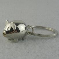 1Pc Lovely Mini Pig Keychain Keyring Keyfob Cute Gift Ring Charm Decoration