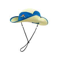 Quick Dry Bucket Hat 5 Panel Cap Men Women Outdoor Camping Hiking Fishing Sun Visor Contrast Ripstop Mountain Embroidery 55-60 geltona