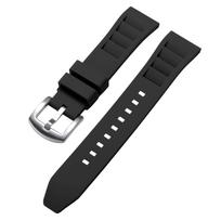 20mm 22mm Tropic Silicone Watch Strap for Oris for Omega for Seiko Diving Waterproof Sports Bracelet Belt Soft Rubber Watch Band 22mm juoda