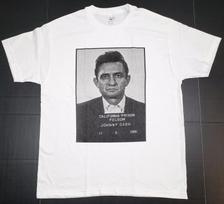 JOHNNY CASH T-shirt Distressed Mug Shot Heavy Cotton Tee Size S to 5XL XXL