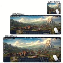 Heroes of Might and Magic Map Mouse Pad Extended Mat Soft Cloth Surface NonSlip Rubber Base Big Mousepad for Game Enthusiasts 300x800x2mm