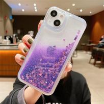 Tinka iPhone 16 telefono dėklui, atsparus kritimams, su blizgučiais, skystu smėliu, 15Promax Apple 14 apsauginis dėklas 13 silikoninis iphone16 white
