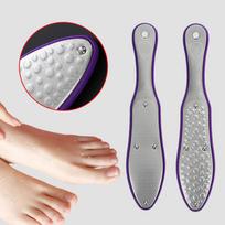 Nerūdijančio plieno pėdų rasp Callus Dead Skin valiklis šveičiamasis pedikiūras rankinis pėdų dildė gray