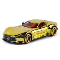 1/32 Benz VISION GT Super Koncepcinis Sportinis Automobilis Lydinio Liejimo Modelis Didelio Realistiškumo Kolekcionuojamas Vaikų Žaislinis Automobilis Garsas ir Šviesa auksas