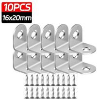 10pcs 90 Degree Right Angle Corner Brace Corner Brace Joint  for Shelves Wood Furniture Chair 10pcs