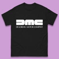 DeLorean Motor Company (DMC) Vintage Logo Back To The Future Mens Tee Top 3XL