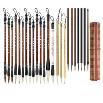 24Pcs Traditional Chinese Calligraphy Brush Painting Brush Antithetical Couplet Writing Brush Watercolor Paint Brush 1
