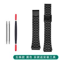 For Casio A158/A159/WA/F-91W/A168 Stainless Steel Case Replacement - Upgrade Metal Retro Square Watch Shell + Installation Tool 0mm