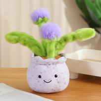 Cute Stuffed Plush Plant Toy Interesting Dandelion Plush Toy Colorful Dandelions Romantic Valentine's Day Gift Kid Birthday Gift 23cm