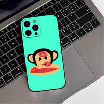 P-Paul F-Frank   Phone Case For iPhone 17,16,15,14,13,12,11 Plus,Pro Max,Soft Silicone Black Cover iPhone16promax