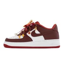 Nike Air Force 1 Skateboard Shoes Women's Low Top Red White HV5165-121(TeamA-) 40