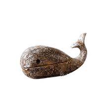 Mediterranean Style Resin Whale Figurine Large Size Decorative Home Ornament Nautical Theme Vintage Design Coastal Room Accent One Size
