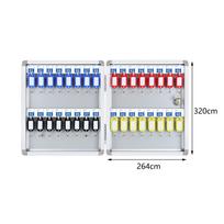 Keys Management Box 48Keys Metal Portable security key box with Combination Lock for warehouse Car Rentals Apartment Business