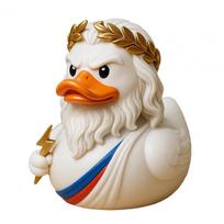 Zeus Duck Ornament Resin Duck Figurine Mythology Inspired Zeus Duck Figurine Resin Statue Sculpture for Home Office Bookshelf balta