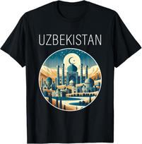 Uzbekistan scenery Art Deco T-Shirt XL