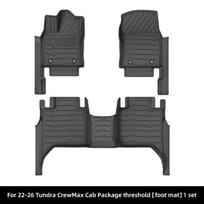 22-26 Toyota Tundra CrewMax Cab TPE Floor Mats Single Layer Mats W250014342