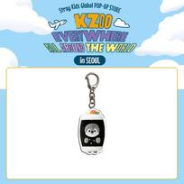 Stray Kids SKZOO Acrylic Keychain, Cartoon Plush Doll Pendant, Kpop Merchandise Bag Charm Key Ring for STAY Fans 6 gray