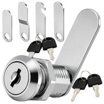 Baldų Spynelė 16 mm Spintelėms – Metalinė, Komplekte 4 Raktai, uniwersalny