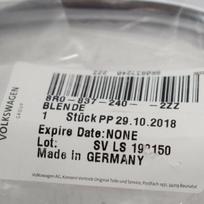 "Audi" apdailos plokštelė dešinei durų rankenai originali 8R08372402ZZ