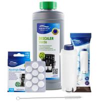 „Aqualogis“ serviso rinkinys „Delonghi“ espreso aparatams su AL-S002 filtru, tabletėmis, nukalkintoju ir šepetėliu