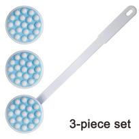 Kitchen tools,Replaceable Brush Heads Long Bath Brush, Long Handled Lotion Oil Cream Applicator Body Bath Massager Back Massager Massaging Tool,