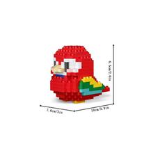 Mini Cartoon Bird Building Kit - Peacock, Crane, Crow, Seagull, Oriole, Portable STEM Educational Toy for Travel & Home Play in bag