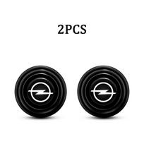 Car Door Anti-Collision Silicone Pads Shock Absorber Gasket Suitable For Opel Crossland Crossland-X Mokka Combo Cascada Monza 2Pcs black