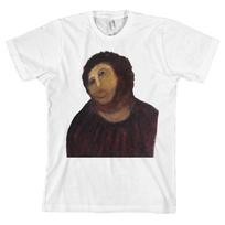 Ecce Homo Botched Painting  Potato Jesus Meme 4chan Funny Spain Tee *NEW* Unisex T-Shirt S