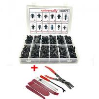 320 Pcs Mixed Plastic Car Fastener Door Bumper Fender Liner Clip +6X Repair Tool