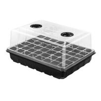 Plants Nursery Box with Humidity Dome 24 Cells or 48 Cells Transparent Seeds Starter Tray Plant Germination Box with Adjustable L
