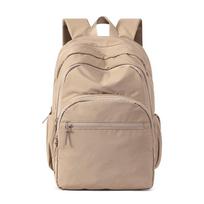 Unisex Large Capacity Backpack Student Schoolbag Outdoor Travel Computer Backpack chaki