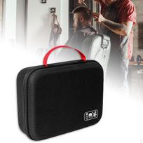 Hard Travel Case for Hair Black Portable Trimmer Organizer Storage Box Spacious Cutting Barber gray