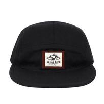 Wild Life Cotton 5 Panel Baseball Cap Snapback Caps Bone Gorras Hombre Originales Hip Hop Hats For Men Women Adjustable 56-59 cm