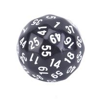 1Pc 60 Face Gaming Dice Sixty Sided Die Number 1-60 Acrylic Cubes Dice