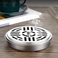 1pc Mosquito coil for household use with cover and ash tray, fire-resistant and heat-resistant