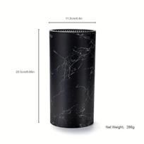 3-in-1 virtuvės stovas peiliams ir įrankiams,  Juoda-1PC