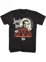 Jerry Lee Lewis Sun Records Retro Rock T-shirt 1950s Music Idol Retro Style - Black Classic Rock Fans Must Have S