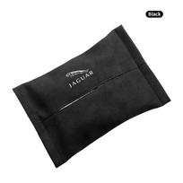 1Pcs Car Tissue Box Holder Sun Visor Seat Back Car Accessories For Jaguar XF XE XJ XJ8 X351 F Pace X Type F Type Necklace Tijera Ropa Llavero juoda