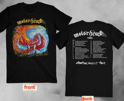 Tobuli Motorhead 1983 m. Turo Kita Vintažinė Marškinėliai Juodi Dvišaliai XXXXL