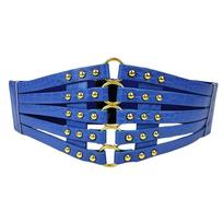 Elastic Wide Elastic Waist Seal Hollow Out Design Corset Belt Decorative Belt  Spring Autumn