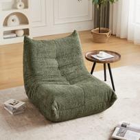 Togo stiliaus sofa, atminties putos, žema nugara, 1 vnt