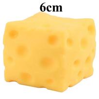 2026 New Needoh Squishy Square Cheese Squeeze Toys Slow Rebound Stress Relief Sensory Toy Soft Butter Cheese Party Toy