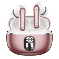 Sportinės ausinės, 40 val., Bluetooth 5.4, rož. aukso