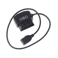 24 valandų stovėjimo stebėjimas 5V 3A USB automobilio įkrovimo kabelis Obd Hardwire komplektas su jungiklio laidu Dash Cam vaizdo kamerai transporto priemonės DVR juoda
