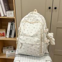 Schoolbag Japanese new backpack girls large capacity schoolbag junior high school high school cute high value commuter light backpack Single pack