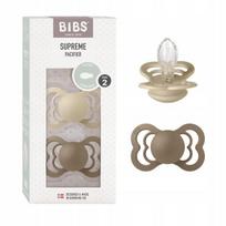 Bibs Supreme silikoniniai ortodontiniai čiulptukai 6m+, 2 vnt.