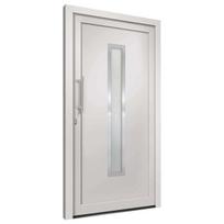 vidaXL Priekinės durys baltos spalvos 98x208cm 279226, Balta